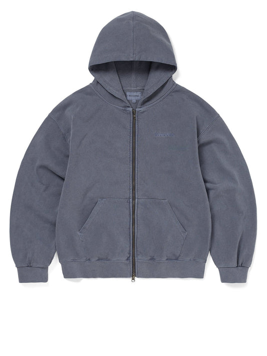 Waffle Lined Zip Up Hoodie